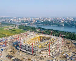 монтаж стадиона ростов
